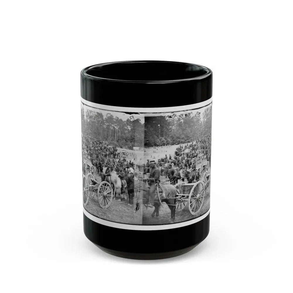 Fair Oaks, Va., Vicinity. Horatio G. Gibson's C And G Batteries (U.S. Civil War) Black Coffee Mug 15oz - Go Mug Yourself