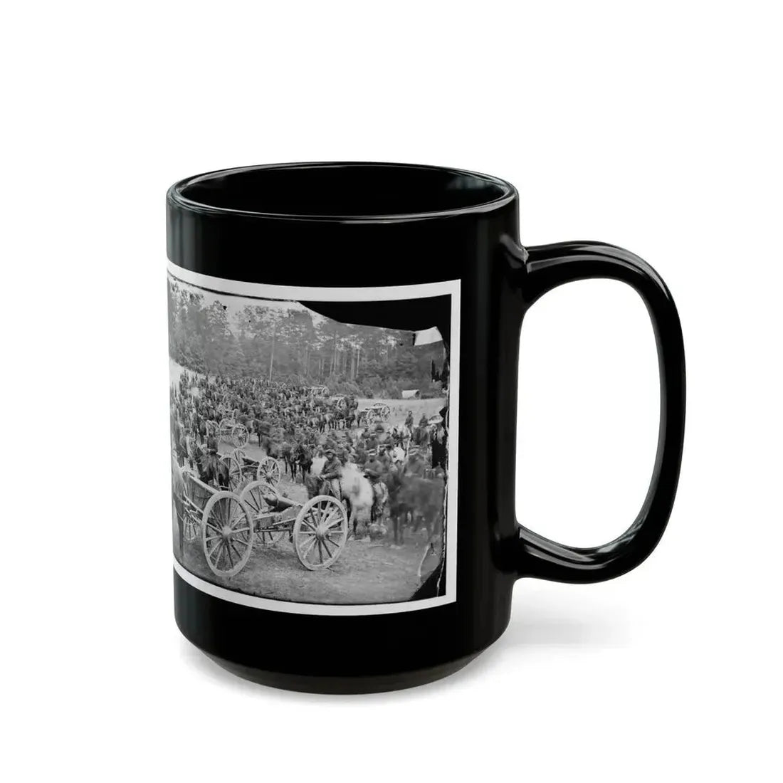 Fair Oaks, Va., Vicinity. Horatio G. Gibson's C And G Batteries (U.S. Civil War) Black Coffee Mug - Go Mug Yourself