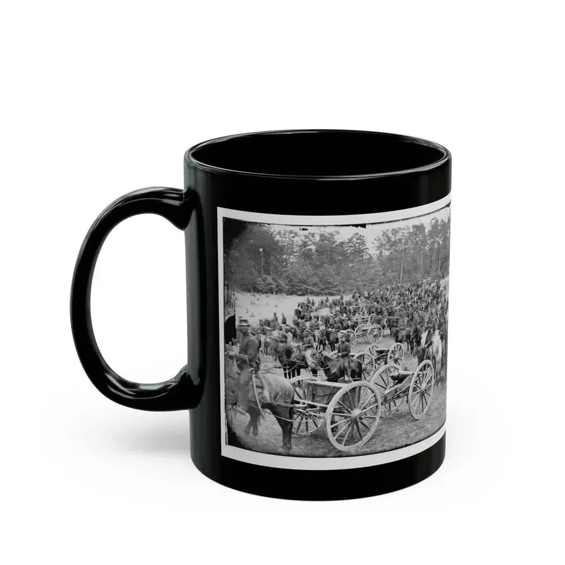 Fair Oaks, Va., Vicinity. Horatio G. Gibson's C And G Batteries (U.S. Civil War) Black Coffee Mug - Go Mug Yourself