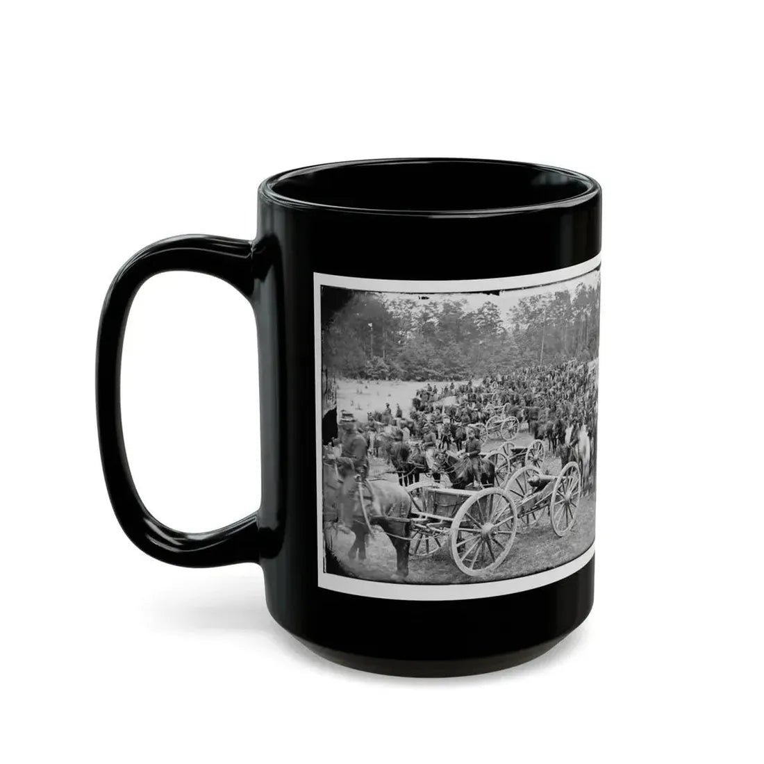 Fair Oaks, Va., Vicinity. Horatio G. Gibson's C And G Batteries (U.S. Civil War) Black Coffee Mug - Go Mug Yourself