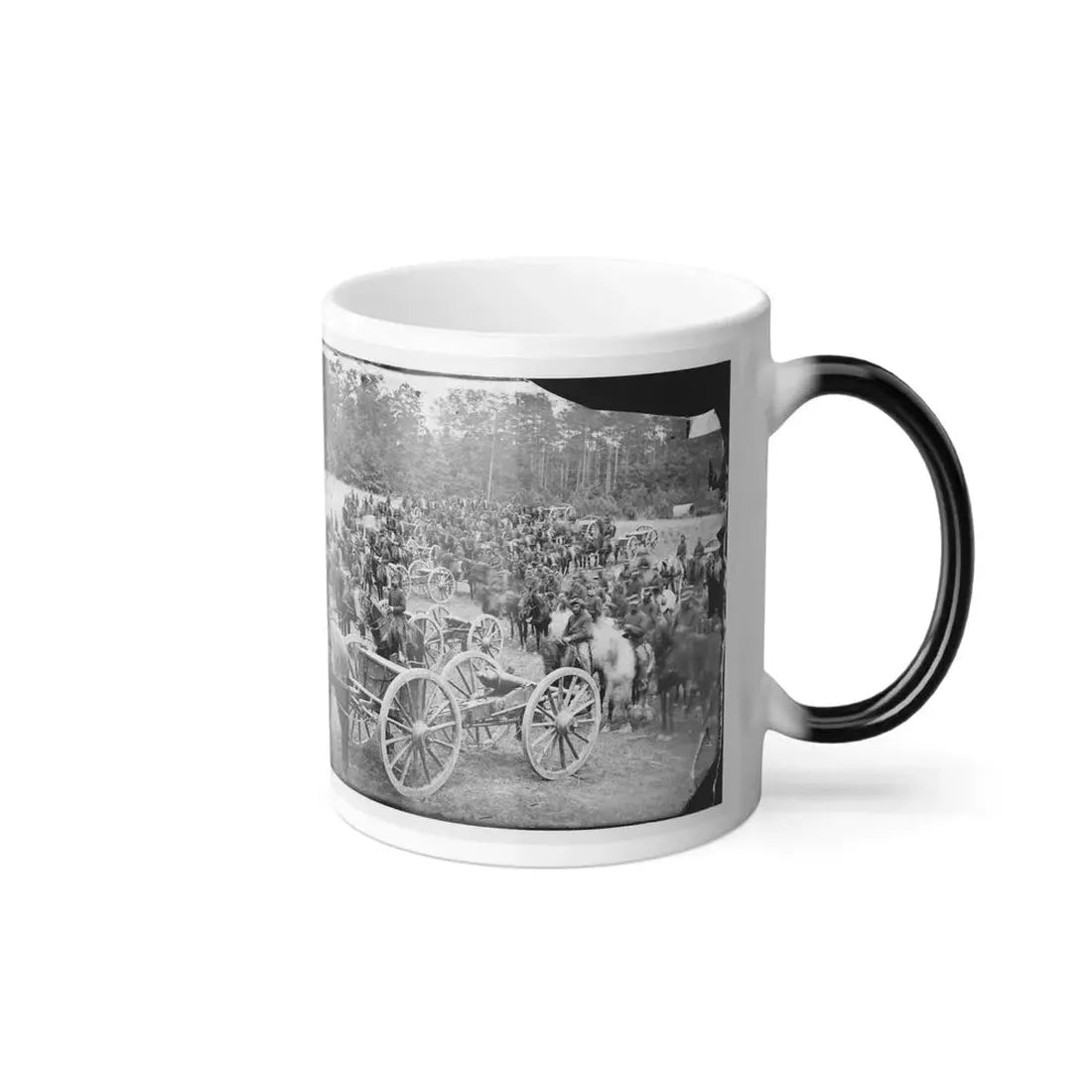 Fair Oaks, Va., Vicinity. Horatio G. Gibson's C and G Batteries (U.S. Civil War) Color Changing Coffee Mug 11oz - Go Mug Yourself