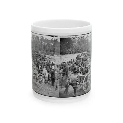 Fair Oaks, Va., Vicinity. Horatio G. Gibson's C And G Batteries (U.S. Civil War) White Coffee Mug 11oz - Go Mug Yourself