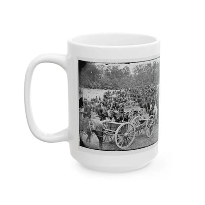 Fair Oaks, Va., Vicinity. Horatio G. Gibson's C And G Batteries (U.S. Civil War) White Coffee Mug - Go Mug Yourself