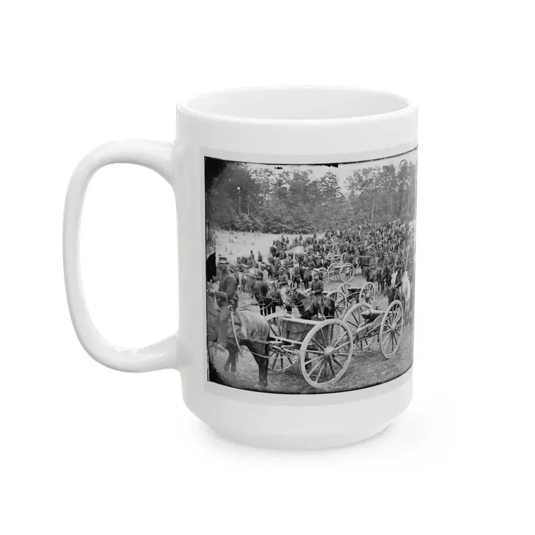 Fair Oaks, Va., Vicinity. Horatio G. Gibson's C And G Batteries (U.S. Civil War) White Coffee Mug - Go Mug Yourself