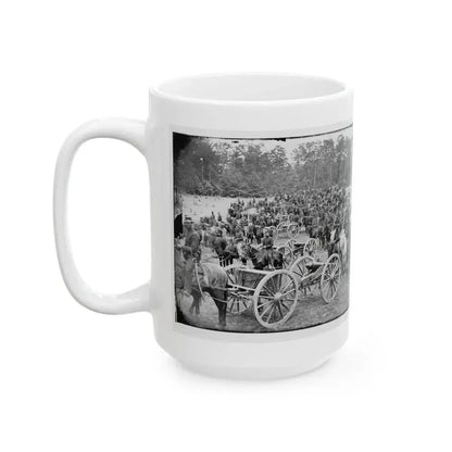 Fair Oaks, Va., Vicinity. Horatio G. Gibson's C And G Batteries (U.S. Civil War) White Coffee Mug - Go Mug Yourself