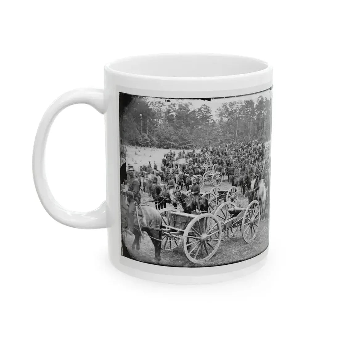 Fair Oaks, Va., Vicinity. Horatio G. Gibson's C And G Batteries (U.S. Civil War) White Coffee Mug - Go Mug Yourself