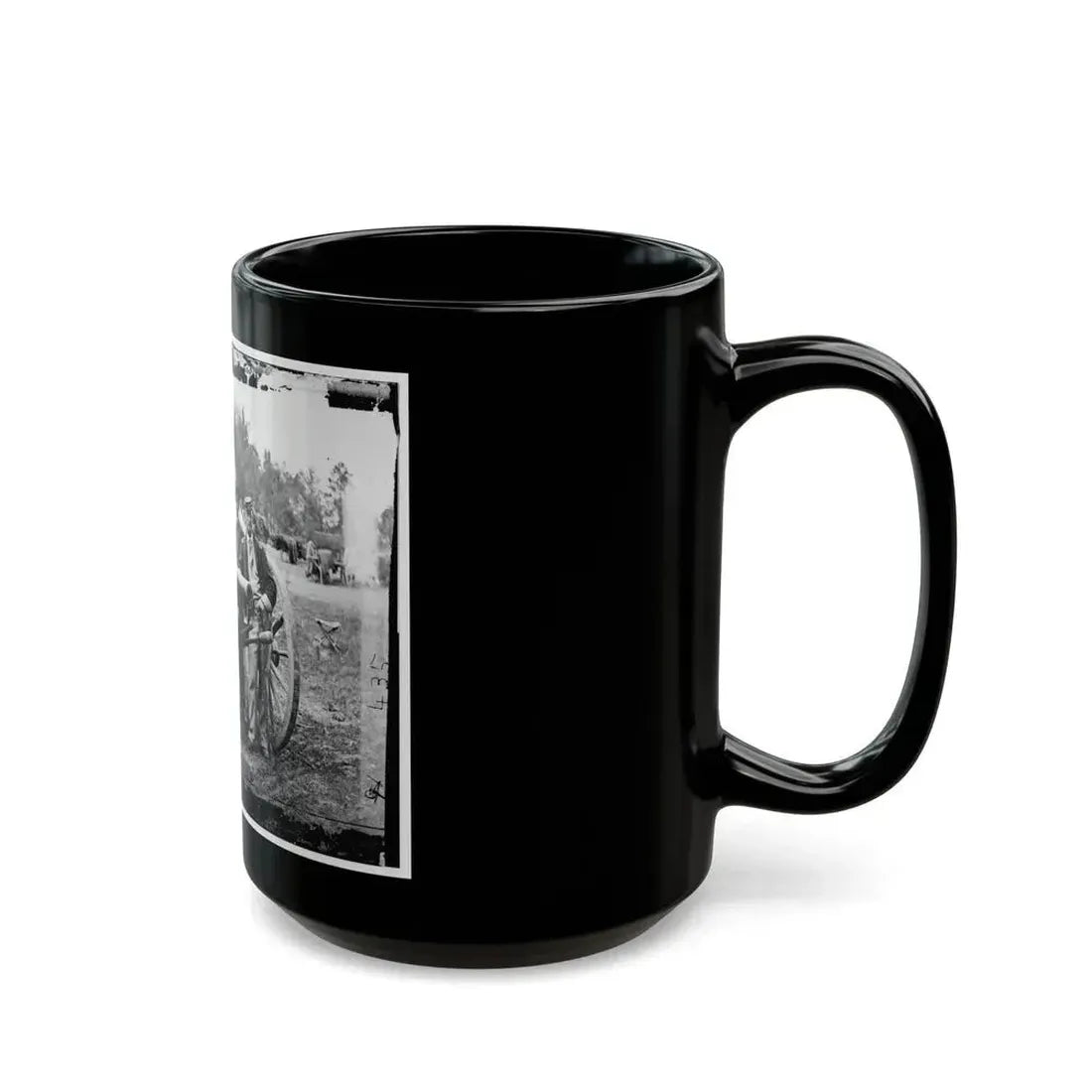 Fair Oaks, Va., Vicinity. Lt. Robert Clarke, Capt. John C. Tidball, Lt. William N. Dennison, And Capt. Alexander C.M. Pennington (U.S. Civil War) Black Coffee Mug - Go Mug Yourself
