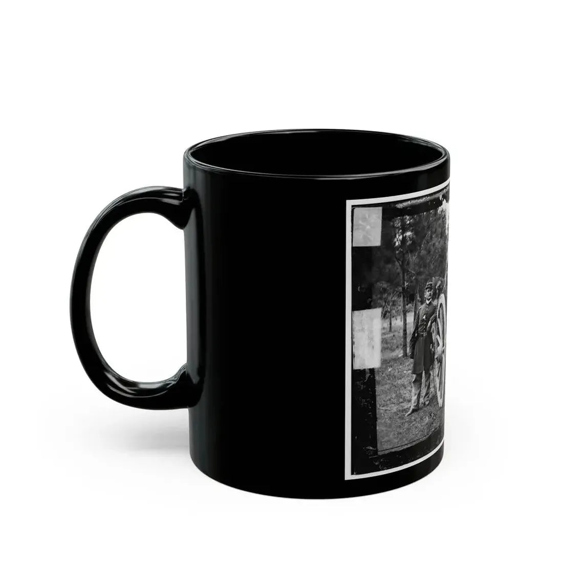 Fair Oaks, Va., Vicinity. Lt. Robert Clarke, Capt. John C. Tidball, Lt. William N. Dennison, And Capt. Alexander C.M. Pennington (U.S. Civil War) Black Coffee Mug - Go Mug Yourself