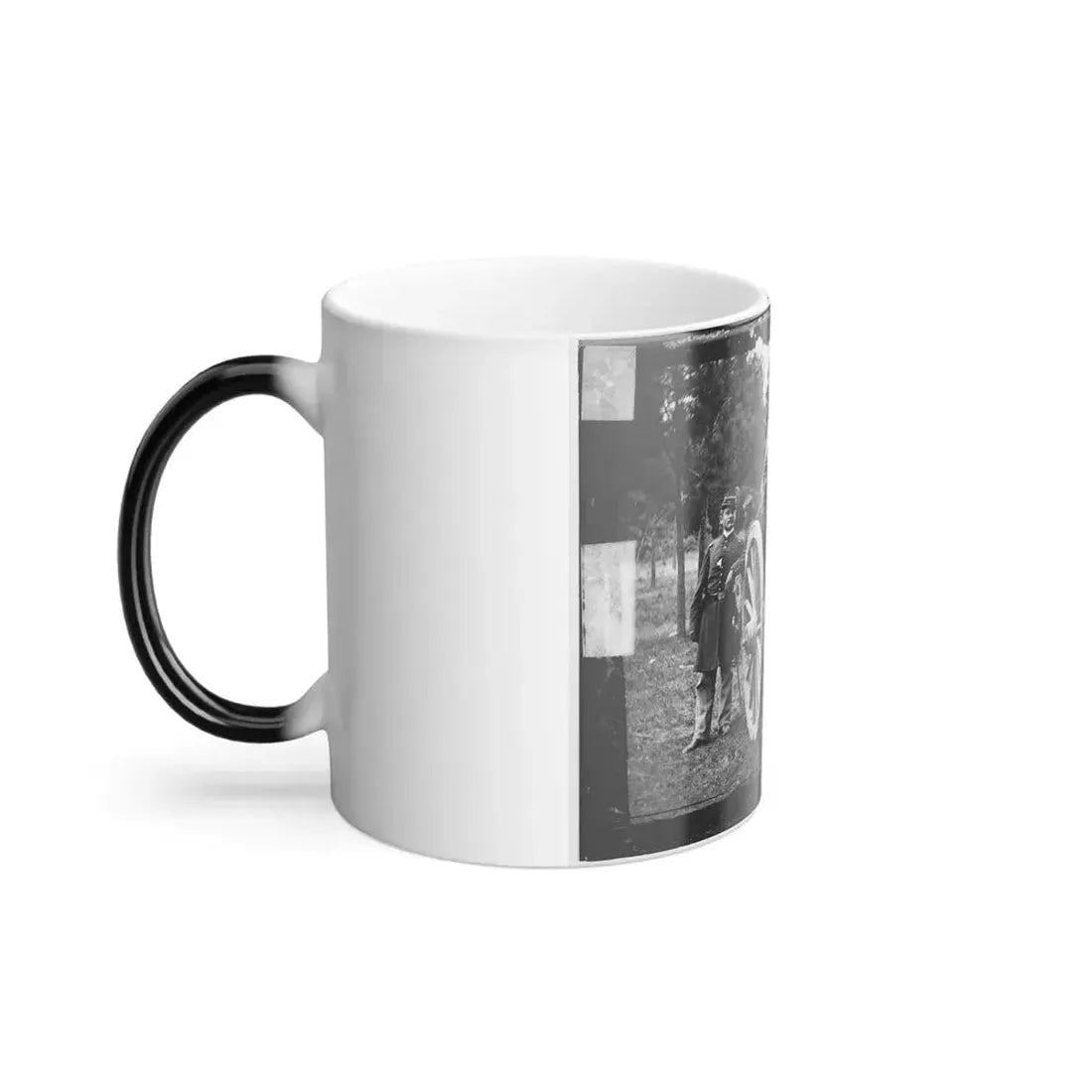 Fair Oaks, Va., Vicinity. Lt. Robert Clarke, Capt. John C. Tidball, Lt. William N. Dennison, and Capt. Alexander C.M. Pennington (U.S. Civil War) Color Changing Coffee Mug 11oz - Go Mug Yourself