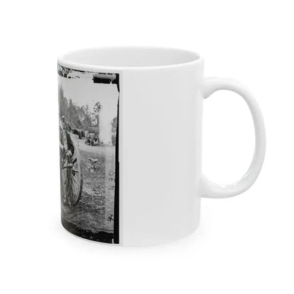 Fair Oaks, Va., Vicinity. Lt. Robert Clarke, Capt. John C. Tidball, Lt. William N. Dennison, And Capt. Alexander C.M. Pennington (U.S. Civil War) White Coffee Mug - Go Mug Yourself
