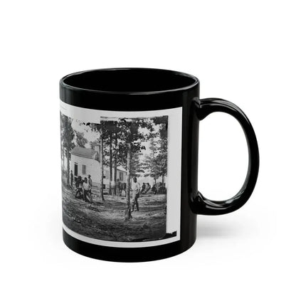 Fair Oaks, Va., Vicinity. Quarles House, Where Many Dead Were Buried (U.S. Civil War) Black Coffee Mug - Go Mug Yourself