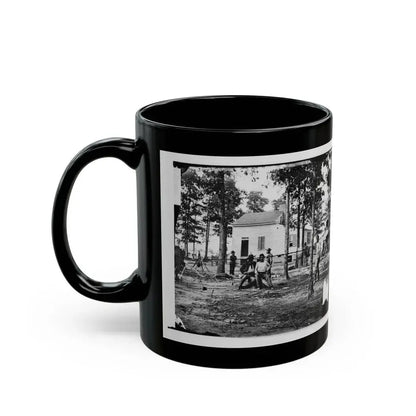 Fair Oaks, Va., Vicinity. Quarles House, Where Many Dead Were Buried (U.S. Civil War) Black Coffee Mug - Go Mug Yourself