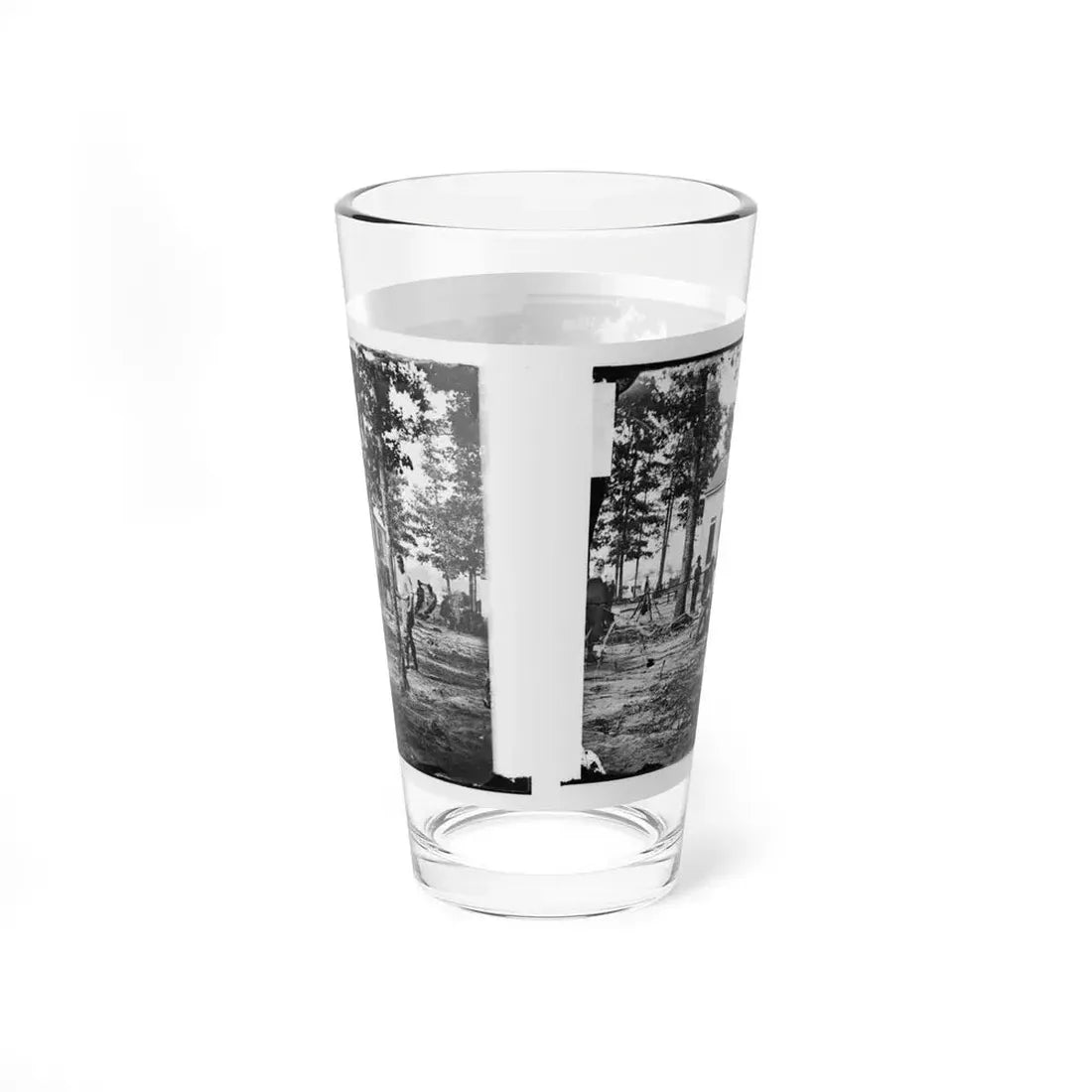 Fair Oaks, Va., Vicinity. Quarles House, Where Many Dead Were Buried (U.S. Civil War) Pint Glass 16oz - Go Mug Yourself