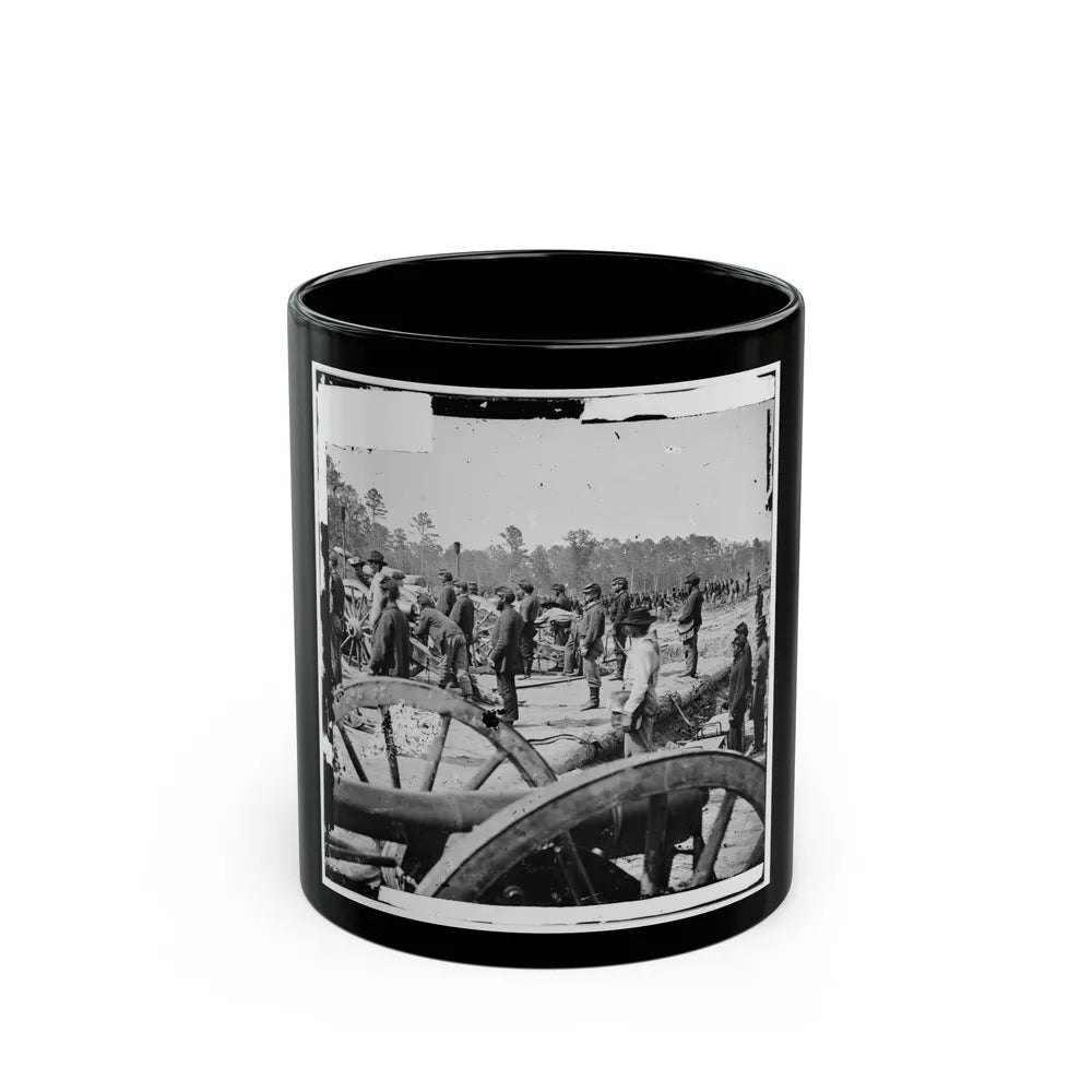 Fair Oaks, Va., Vicinity. Federal Battery (U.S. Civil War) Black Coffee Mug-11oz-Go Mug Yourself