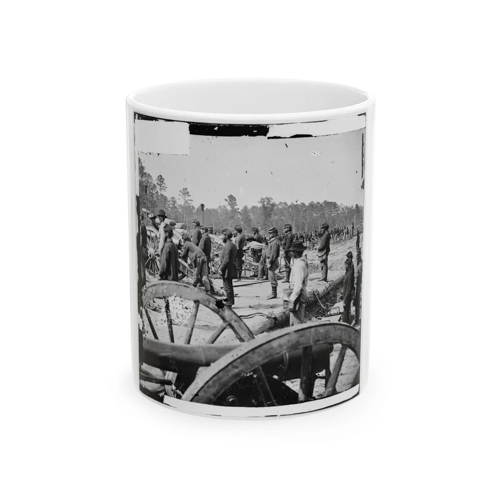 Fair Oaks, Va., Vicinity. Federal Battery (U.S. Civil War) White Coffee Mug-11oz-Go Mug Yourself