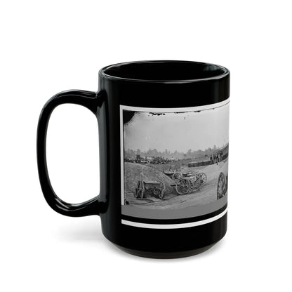 Fair Oaks, Va., Vicinity. Fort Richardson And Adjacent Encampment (U.S. Civil War) Black Coffee Mug-Go Mug Yourself