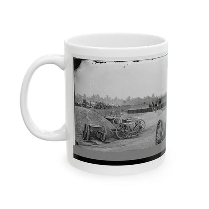 Fair Oaks, Va., Vicinity. Fort Richardson And Adjacent Encampment (U.S. Civil War) White Coffee Mug-Go Mug Yourself