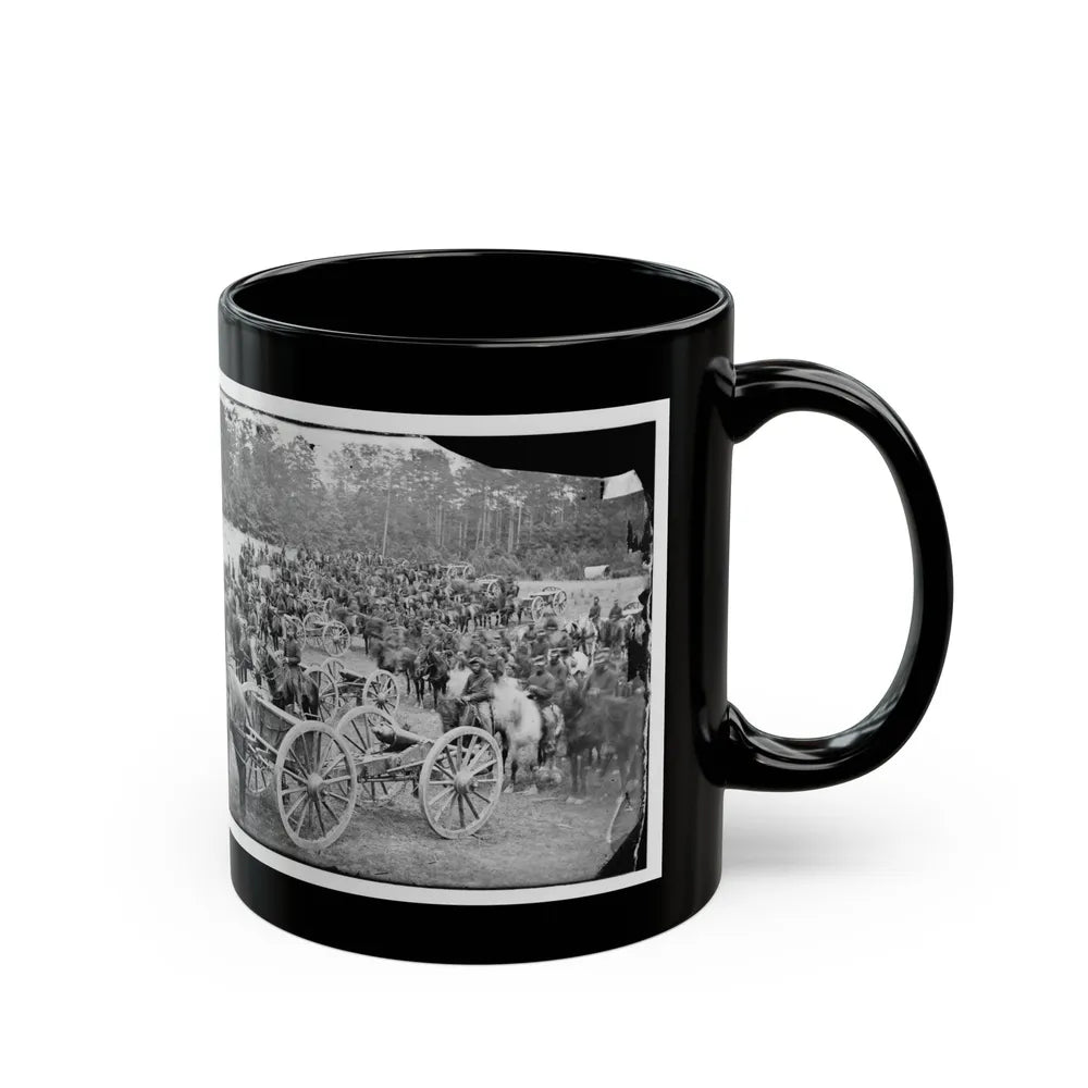 Fair Oaks, Va., Vicinity. Horatio G. Gibson's C And G Batteries (U.S. Civil War) Black Coffee Mug-Go Mug Yourself