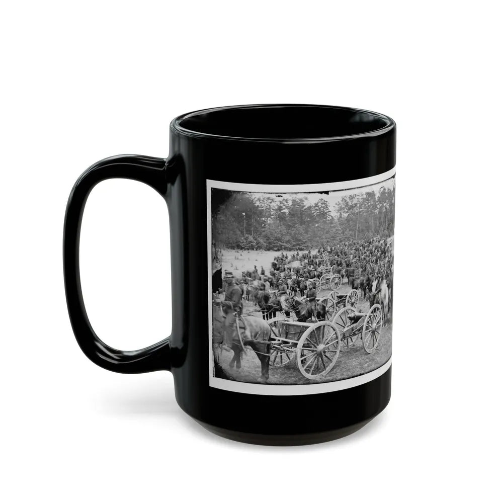 Fair Oaks, Va., Vicinity. Horatio G. Gibson's C And G Batteries (U.S. Civil War) Black Coffee Mug-Go Mug Yourself