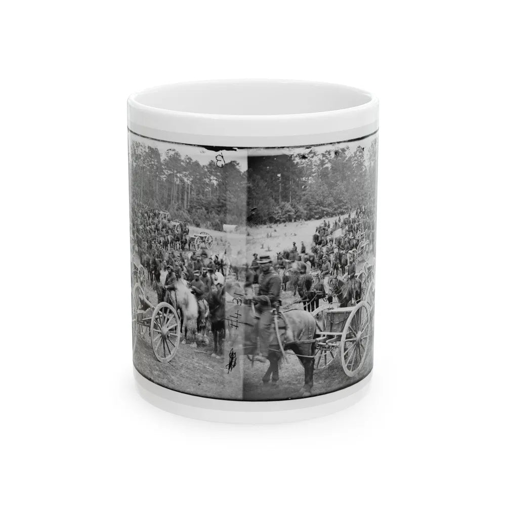 Fair Oaks, Va., Vicinity. Horatio G. Gibson's C And G Batteries (U.S. Civil War) White Coffee Mug-11oz-Go Mug Yourself