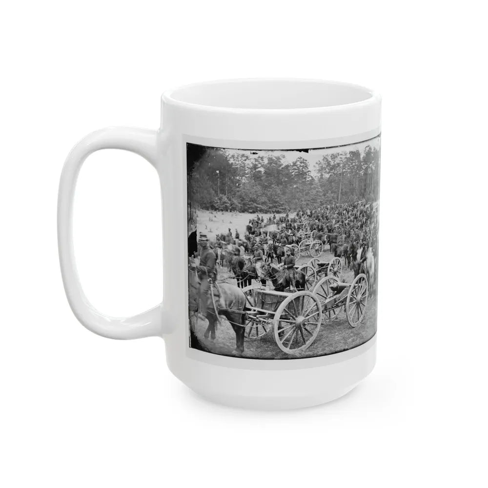 Fair Oaks, Va., Vicinity. Horatio G. Gibson's C And G Batteries (U.S. Civil War) White Coffee Mug-Go Mug Yourself