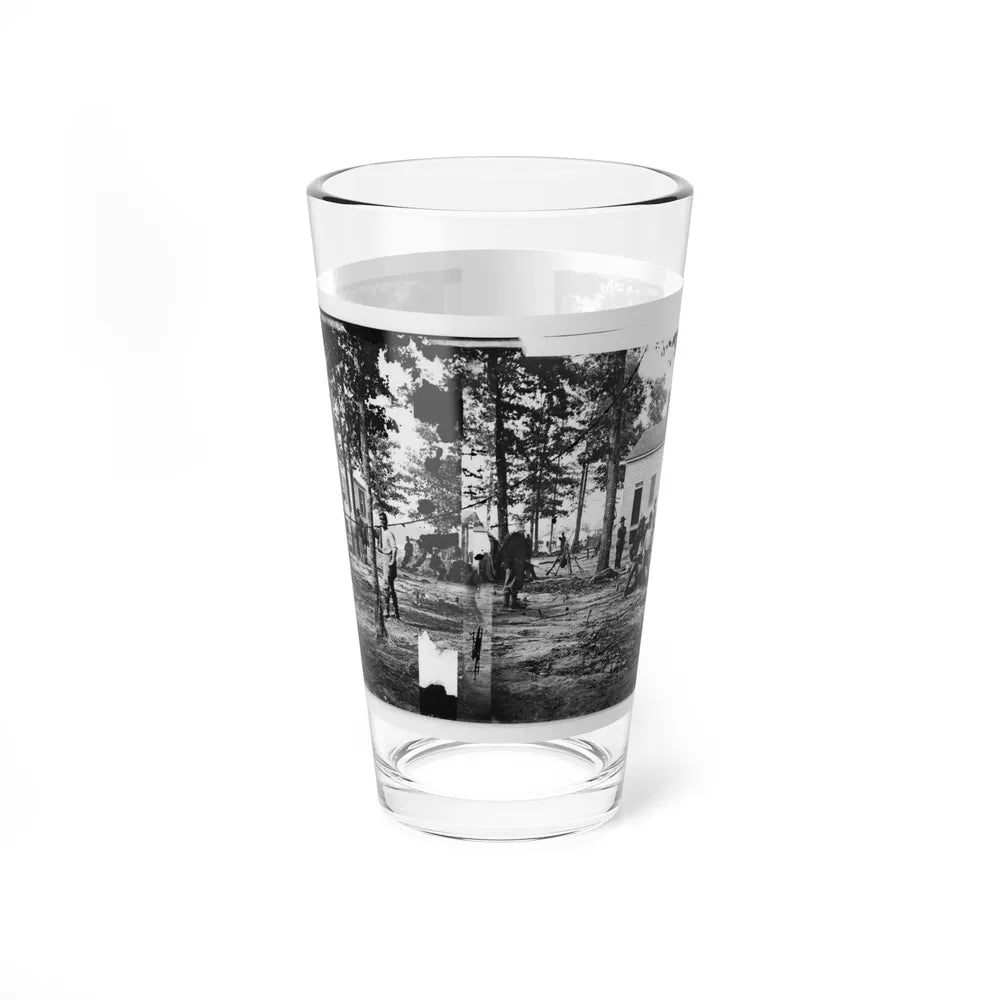 Fair Oaks, Va., Vicinity. Quarles House, Where Many Dead Were Buried (U.S. Civil War) Pint Glass 16oz-16oz-Go Mug Yourself