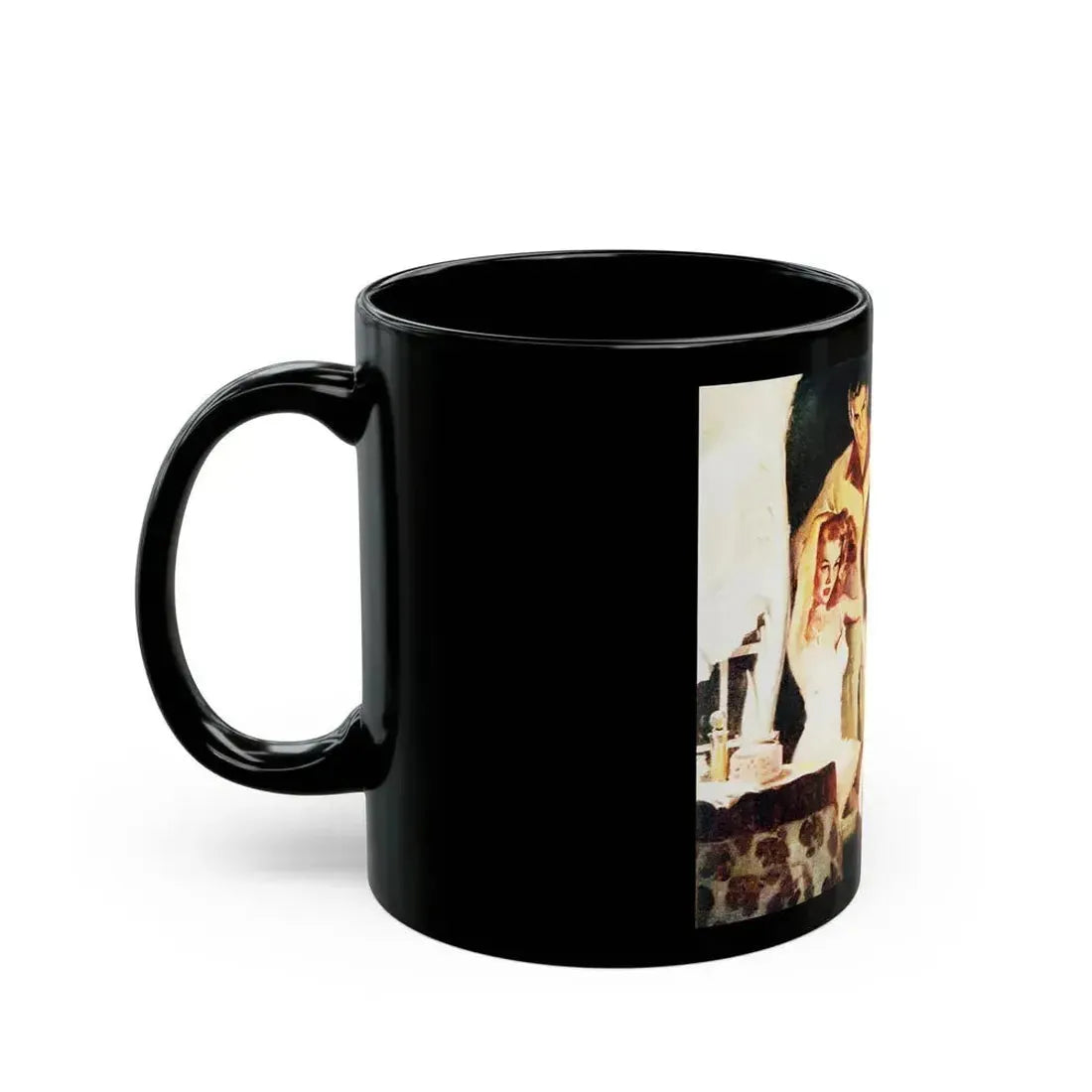 Fair Stranger, McCall Magazine, June 1946 - Black Coffee Mug - Go Mug Yourself
