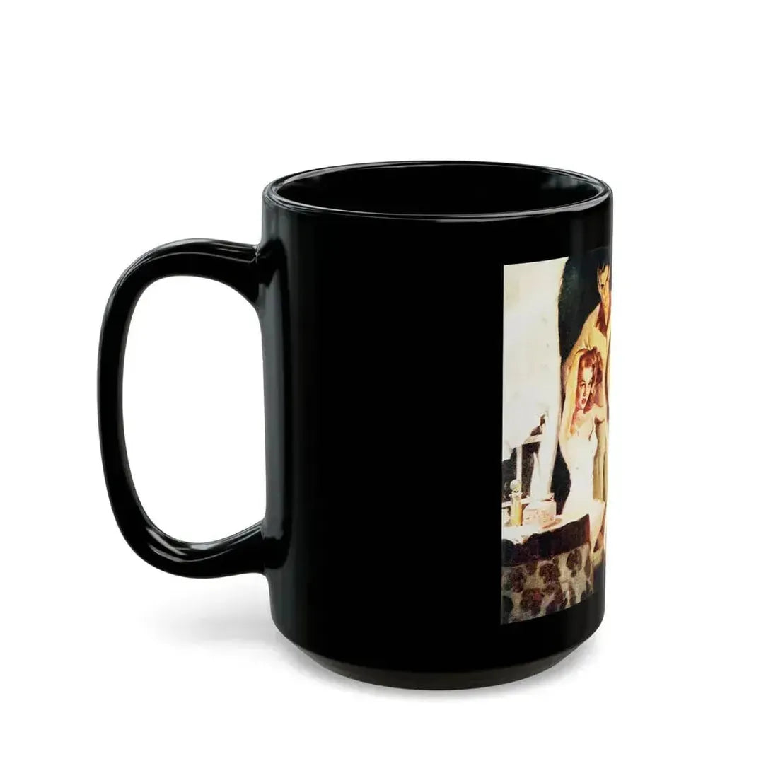 Fair Stranger, McCall Magazine, June 1946 - Black Coffee Mug - Go Mug Yourself