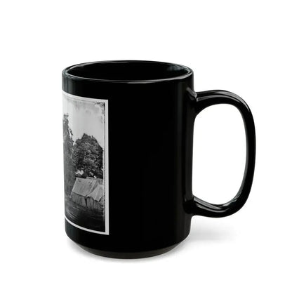 Fairfax Court House, Va.  House Used As A Headquarters By Gen. G. B. Mcclellan And Gen. P. G. T. Beauregard (U.S. Civil War) Black Coffee Mug - Go Mug Yourself