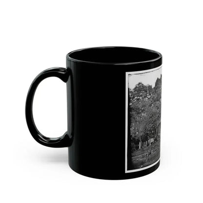 Fairfax Court House, Va.  House Used As A Headquarters By Gen. G. B. Mcclellan And Gen. P. G. T. Beauregard (U.S. Civil War) Black Coffee Mug - Go Mug Yourself