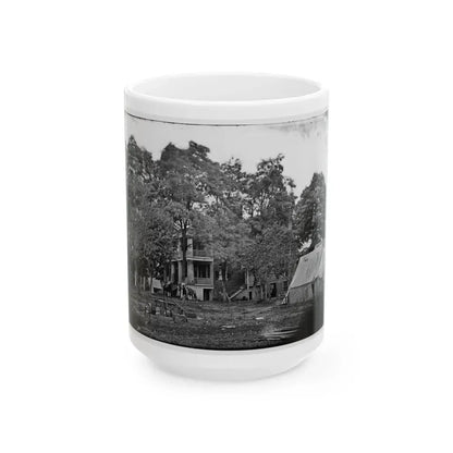 Fairfax Court House, Va.  House Used As A Headquarters By Gen. G. B. Mcclellan And Gen. P. G. T. Beauregard (U.S. Civil War) White Coffee Mug 15oz - Go Mug Yourself