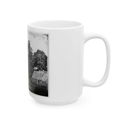 Fairfax Court House, Va.  House Used As A Headquarters By Gen. G. B. Mcclellan And Gen. P. G. T. Beauregard (U.S. Civil War) White Coffee Mug - Go Mug Yourself