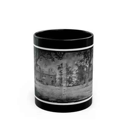 Fairfax Court House, Va.  The Courthouse (U.S. Civil War) Black Coffee Mug 11oz - Go Mug Yourself