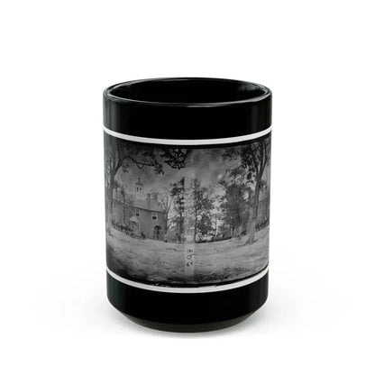 Fairfax Court House, Va.  The Courthouse (U.S. Civil War) Black Coffee Mug 15oz - Go Mug Yourself