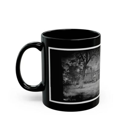 Fairfax Court House, Va.  The Courthouse (U.S. Civil War) Black Coffee Mug - Go Mug Yourself