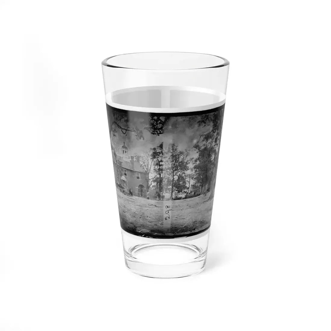 Fairfax Court House, Va.  The Courthouse (U.S. Civil War) Pint Glass 16oz 16oz - Go Mug Yourself