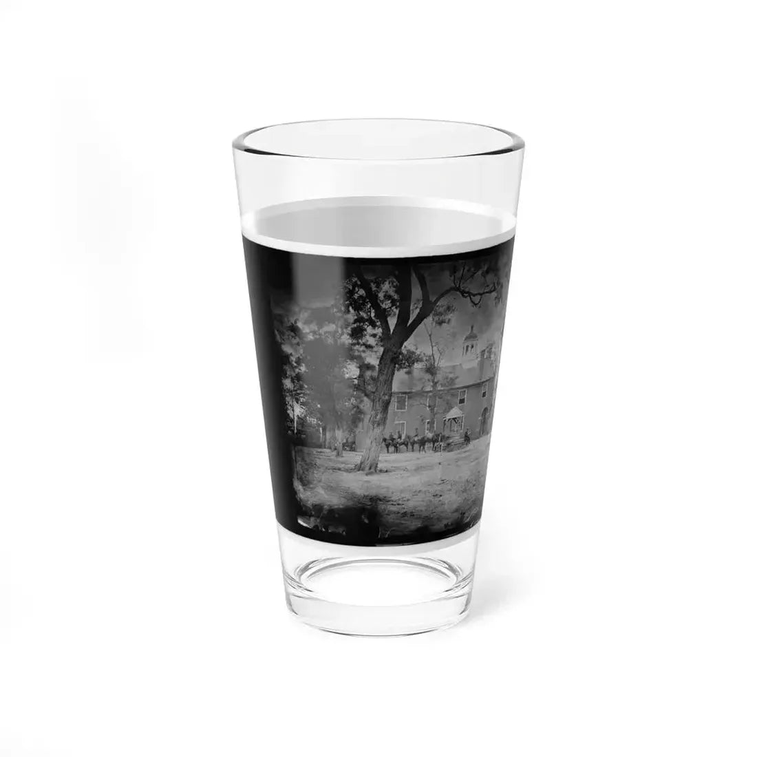 Fairfax Court House, Va.  The Courthouse (U.S. Civil War) Pint Glass 16oz - Go Mug Yourself