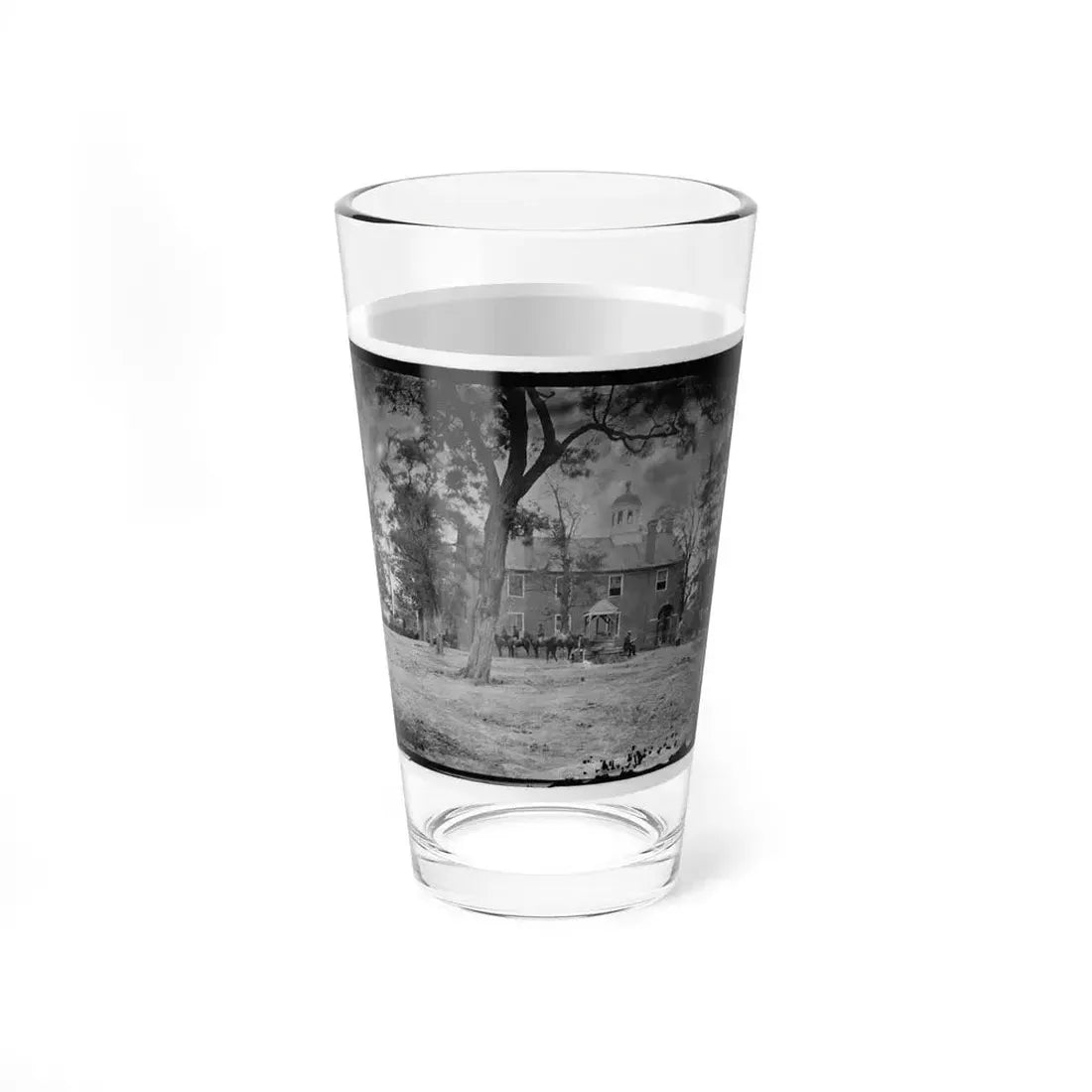Fairfax Court House, Va.  The Courthouse (U.S. Civil War) Pint Glass 16oz - Go Mug Yourself