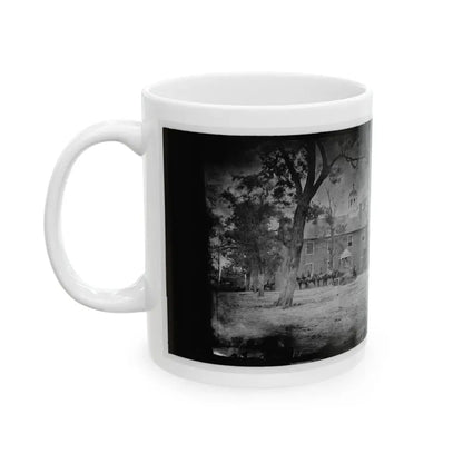Fairfax Court House, Va.  The Courthouse (U.S. Civil War) White Coffee Mug - Go Mug Yourself