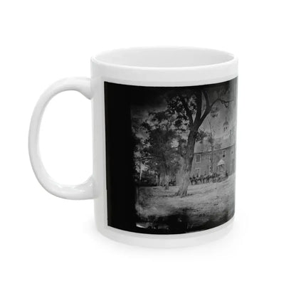 Fairfax Court House, Va.  The Courthouse (U.S. Civil War) White Coffee Mug - Go Mug Yourself