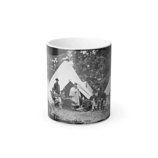 Fairfax Court House, Virginia. Capt. J.B. Howard, A.Q.M. And Group at Headquarters, Army of the Potomac (U.S. Civil War) Color Changing Coffee Mug 11oz Default Title 11oz - Go Mug Yourself