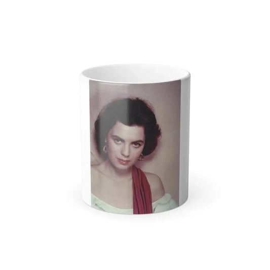 Faith Domergue #02 1 (Vintage Female Icon) Color Changing Coffee Mug 11oz - Go Mug Yourself