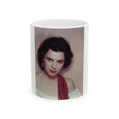 Faith Domergue #02 1 (Vintage Female Icon) White Coffee Mug 11oz - Go Mug Yourself