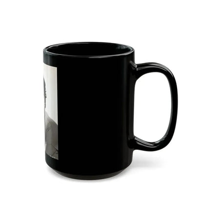 Faith Domergue #07 (Vintage Female Icon) Black Coffee Mug - Go Mug Yourself