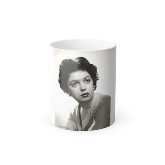 Faith Domergue #07 (Vintage Female Icon) Color Changing Coffee Mug 11oz - Go Mug Yourself