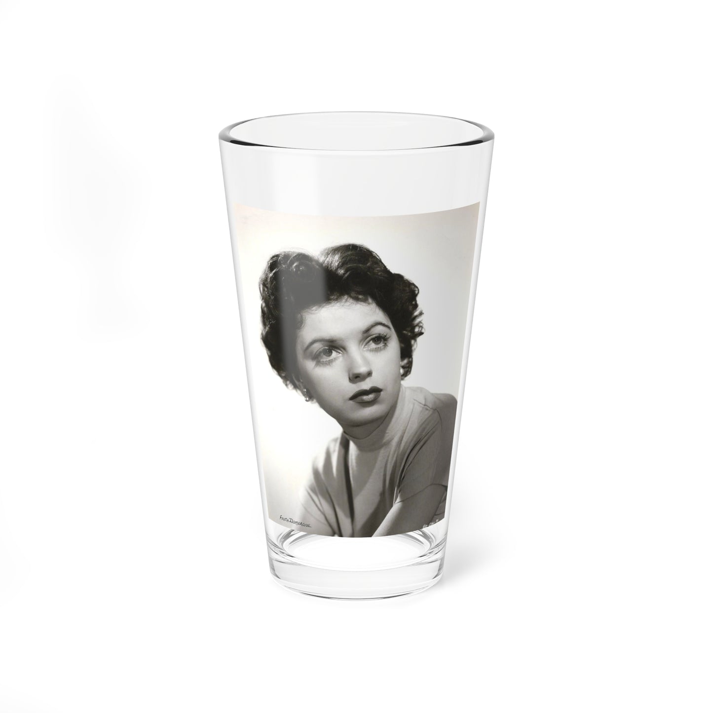 Faith Domergue #07 (Vintage Female Icon) Pint Glass 16oz-16oz-Go Mug Yourself