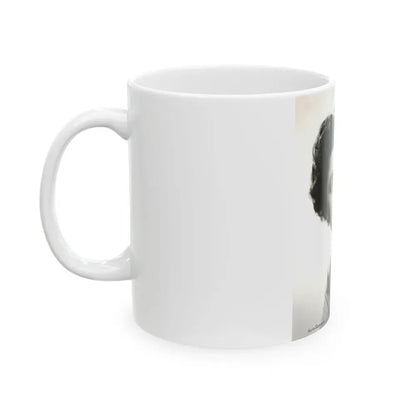Faith Domergue #07 (Vintage Female Icon) White Coffee Mug - Go Mug Yourself
