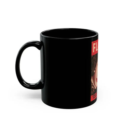 Faith Domergue #10 - Mag. Cover (Vintage Female Icon) Black Coffee Mug - Go Mug Yourself