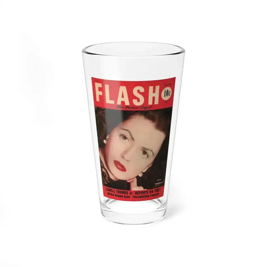 Faith Domergue #10 - Mag. Cover (Vintage Female Icon) Pint Glass 16oz 16oz - Go Mug Yourself
