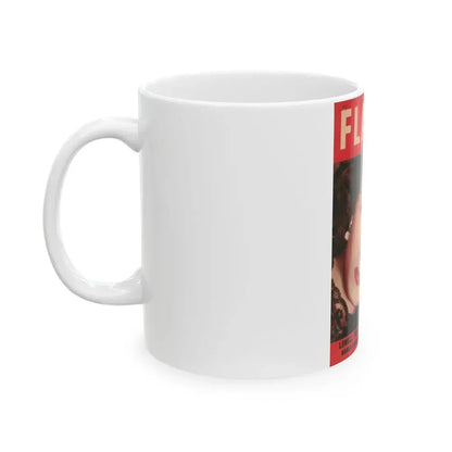 Faith Domergue #10 - Mag. Cover (Vintage Female Icon) White Coffee Mug - Go Mug Yourself